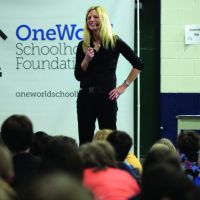 Co-Founder Sonya White addresses students in Simcoe County image